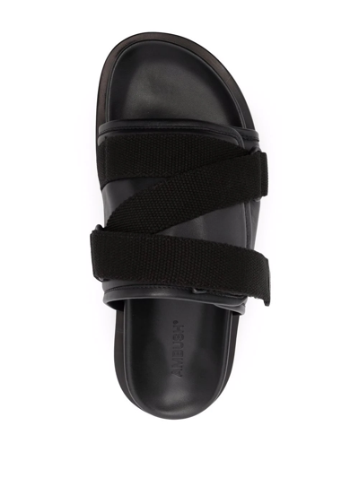 Shop Ambush Padded Slip-on Sandals In Black