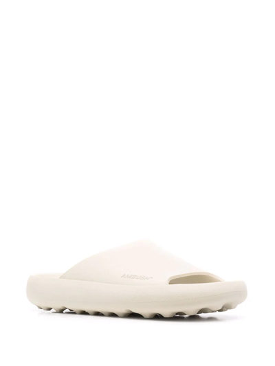 Ambush Slip-on Slides In White
