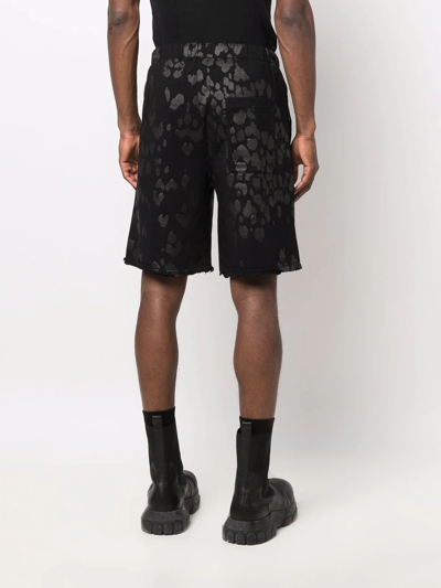 Shop Just Cavalli Logo-patch Track Shorts In Black