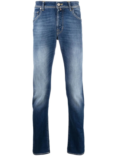 Shop Jacob Cohen Slim-fit Gradient Jeans In Blue