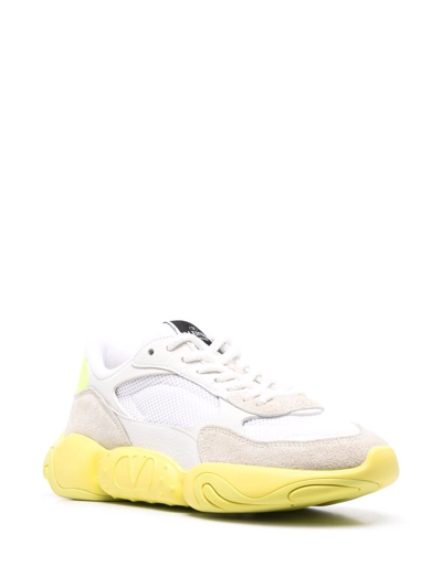 Shop Valentino Bubbleback Low-top Sneakers In White