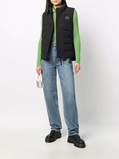 Canada Goose Feather-down Padded Gilet In Black