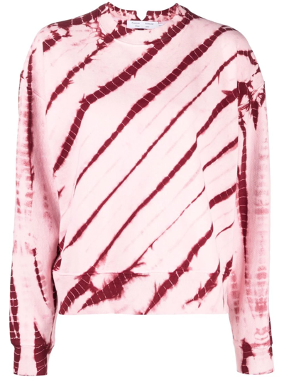 Shop Proenza Schouler White Label Tie-dye Long-sleeve T-shirt In Pink