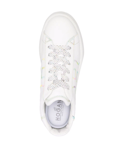 Shop Hogan Interactive Low-top Sneakers In White