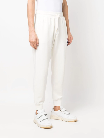 Shop Casablanca Logo-embroidered Track Pants In White