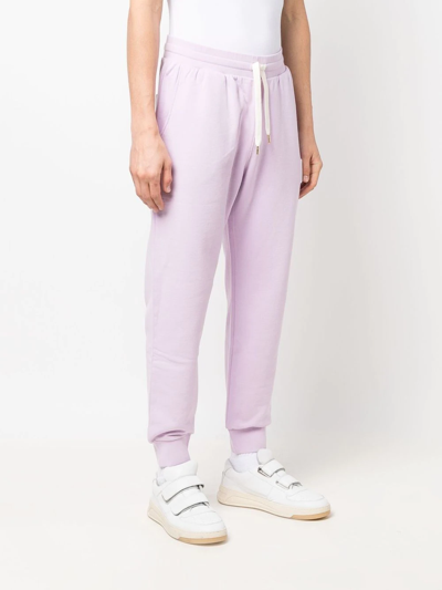 Shop Casablanca Logo-patch Track Pants In Purple