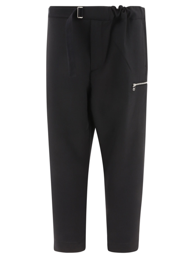Shop Oamc Tailored Trousers With Zip In Black  