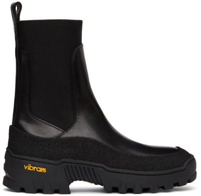Shop Apc Black Sacha Boots In Lzz Black