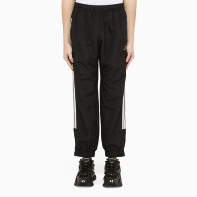 Shop Balenciaga Black Sporty B Tracksuit Trousers