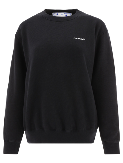 Shop Off-white "diag" Sweatshirt In Black  