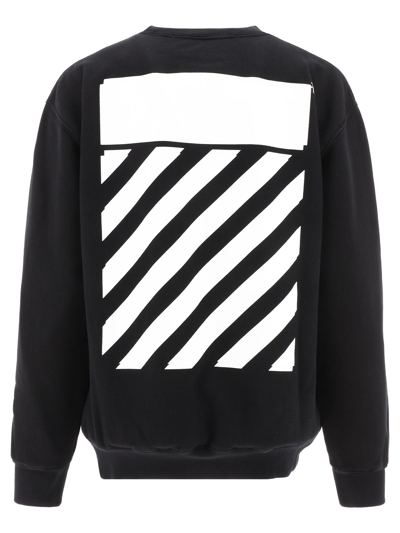 Shop Off-white "diag" Sweatshirt In Black  