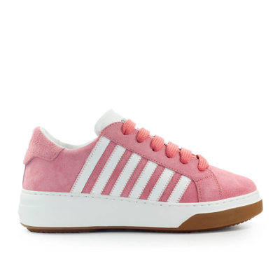Shop Dsquared2 Bumper Pink White Sneaker