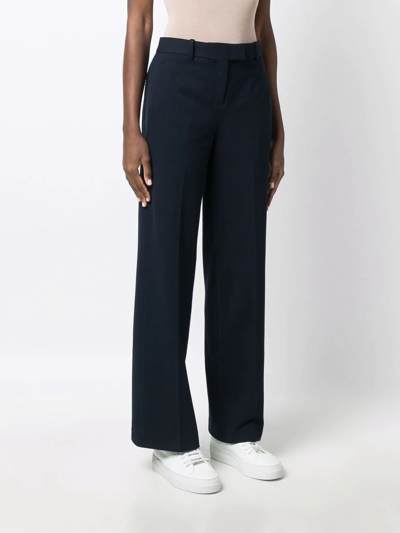 Circolo 1901 High-waist Tailored Trousers In Blau