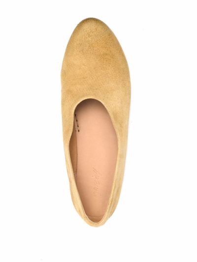 Shop Marsèll Slip-on Ballerina Shoes In Gelb