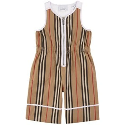 Shop Burberry Kids In Beige