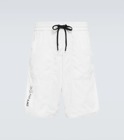 Shop Moncler Day-namic Nylon Shorts In Beige