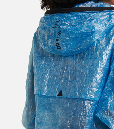 Shop Moncler Landry Raincoat In Blue