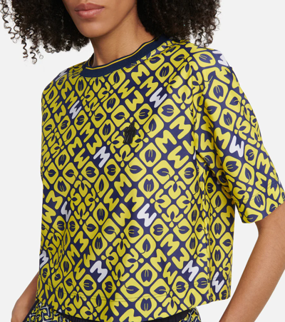 Moncler Day-namic Short Sleeve T-shirt In Yellow