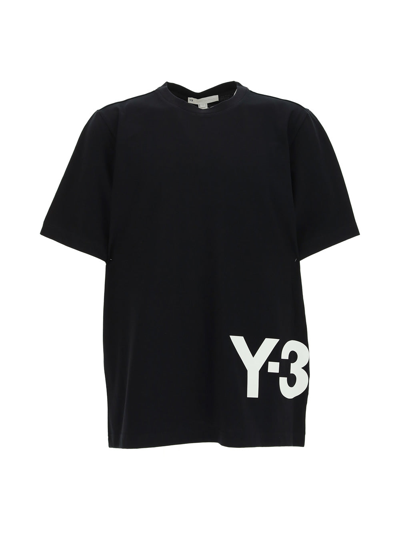 Shop Y-3 Adidas T-shirts & Vests In Black