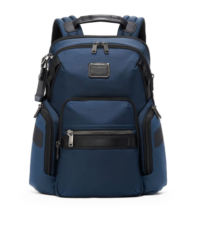 Shop Tumi Alpha Bravo Business Backpack In Navy