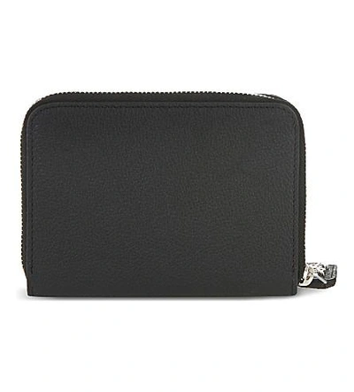 Shop Saint Laurent Rive Gauche Small Leather Purse In Black