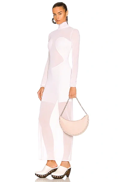 Alaïa Le Demi-lune Bag In Galet