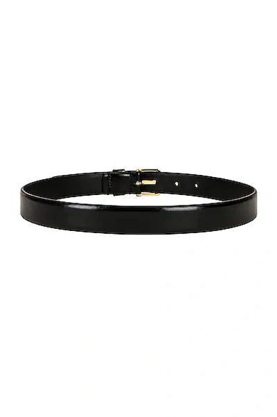 Totême Slim Trouser Leather Belt In Black