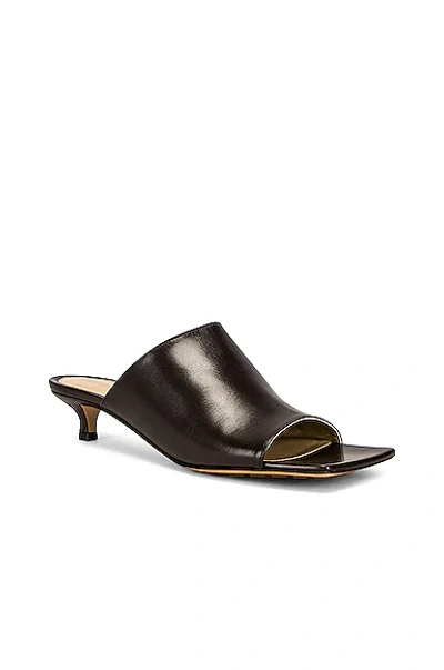 Bottega Veneta Sandals Polyamide Brown Dark Chocolate In Fondant