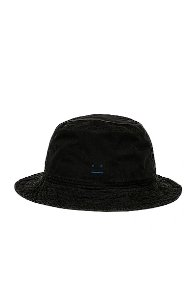 Shop Acne Studios Bucket Hat In Black