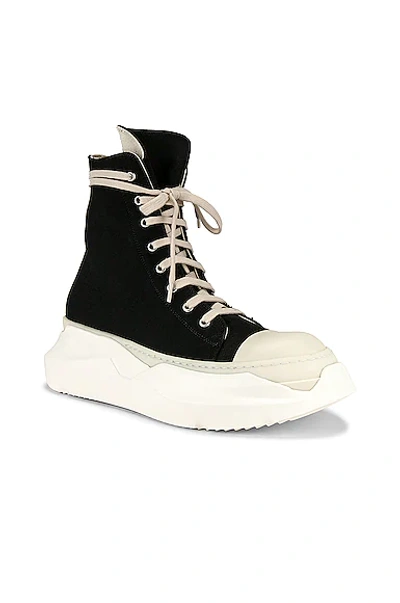 Abstract High-top Sneakers In Black