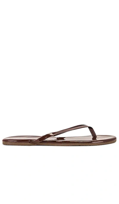 Shop Tkees Foundations Gloss Flip Flop In Brown