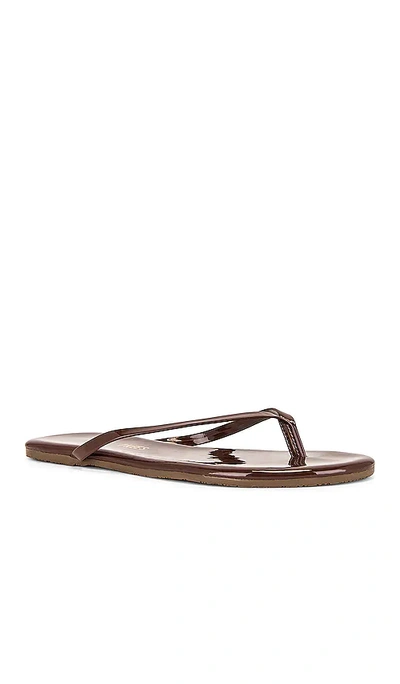 Shop Tkees Foundations Gloss Flip Flop In Brown