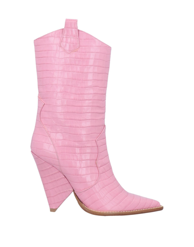 Shop Aldo Castagna Ankle Boots In Pink