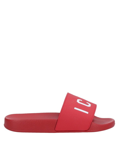 Shop Dsquared2 Woman Sandals Red Size 5 Rubber