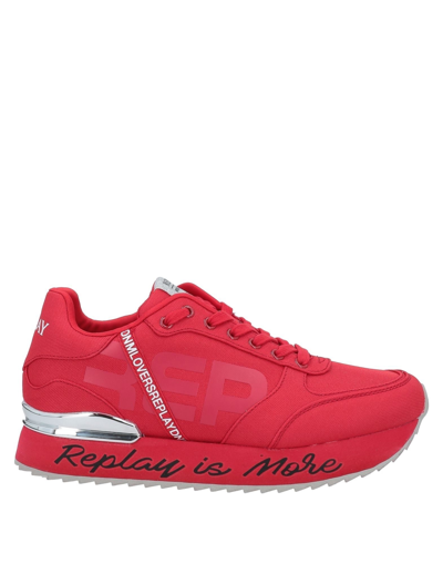 Replay Sneakers In Red | ModeSens