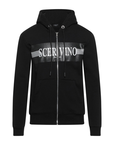 Shop Ermanno Scervino Man Sweatshirt Black Size Xxl Cotton
