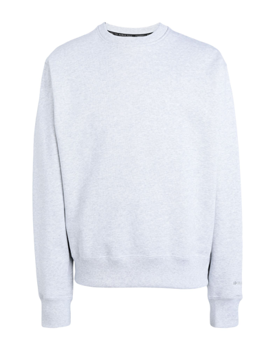 Shop Adidas Originals By Pharrell Williams Adidas Originals Pw Basics Crew Man Sweatshirt Light Grey Size S Cotton