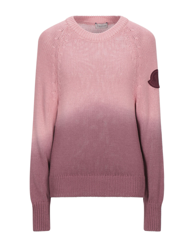 Shop Moncler Sweaters In Pink