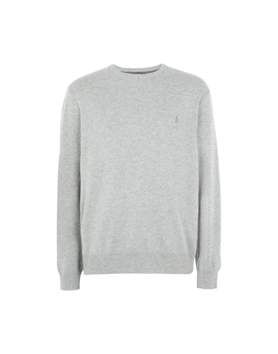 Shop Polo Ralph Lauren Loryelle Wool Sweater Man Sweater Grey Size Xxl Wool