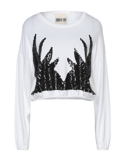 Shop Aniye By Woman Sweater White Size M Viscose, Polyester