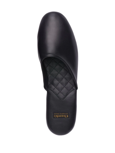 Church's Arran 3 Leather Slippers In Black