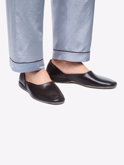 Shop Church's Jason 3 Leather Slippers In Black