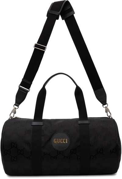 Shop Gucci Black Off The Grid Duffle Bag In 1000 Blk Blk Blk Blk