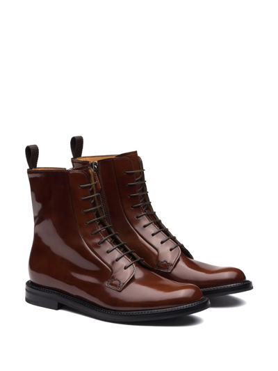 Church's Alexandra Polished Ankle Boots In Braun