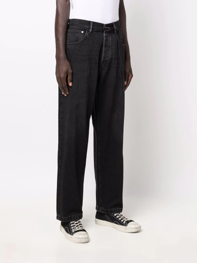 Shop Acne Studios 1991 Toj Loose-fit Jeans In Black