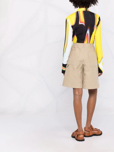 Ambush Worker High-waisted Skirt In Neutrals
