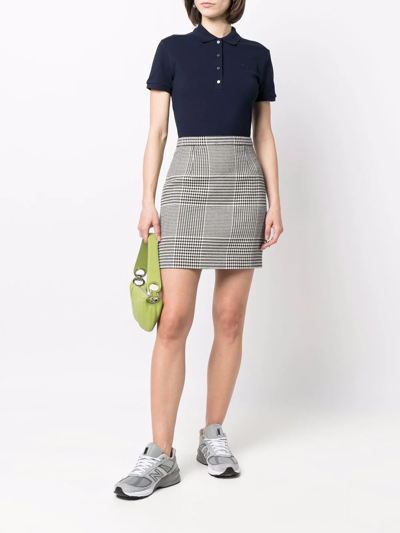 Lacoste Dark Blue Short-sleeved Polo Shirt In Blau