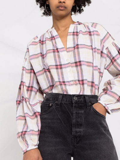 Woolrich Plaid Check Button-up Shirt In Neutrals