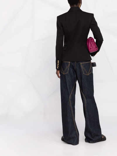 Balmain Double Buttoned Jacket In Schwarz