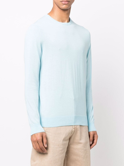 Shop Ballantyne Crew Neck Sweatshirt In Blau